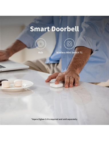 Interruptor Mini Inalámbrico Aqara T1 Zigbee 3.0 con Soporte OTA