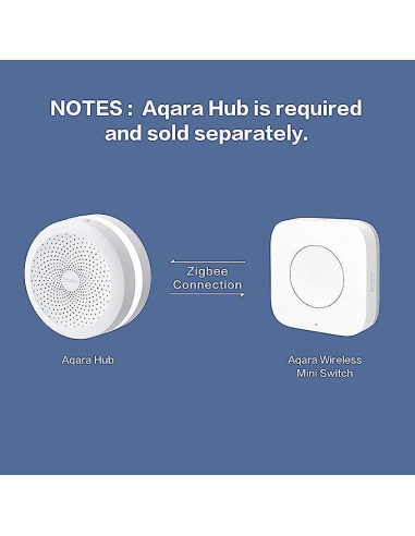 Interruptor Mini Inalámbrico Aqara T1 Zigbee 3.0 con Soporte OTA