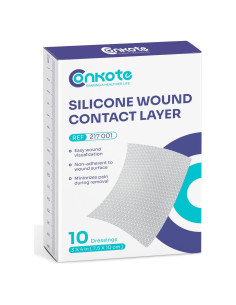 Vendaje Transparente Conkote de Silicona 10x7.6cm - Caja de 10