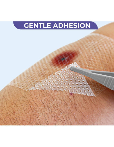 Vendaje Transparente Conkote de Silicona 10x7.6cm - Caja de 10