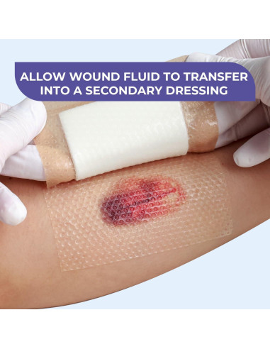 Vendaje Transparente Conkote de Silicona 10x7.6cm - Caja de 10