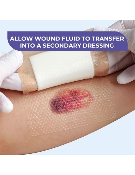 Vendaje Transparente Conkote de Silicona 10x7.6cm - Caja de 10