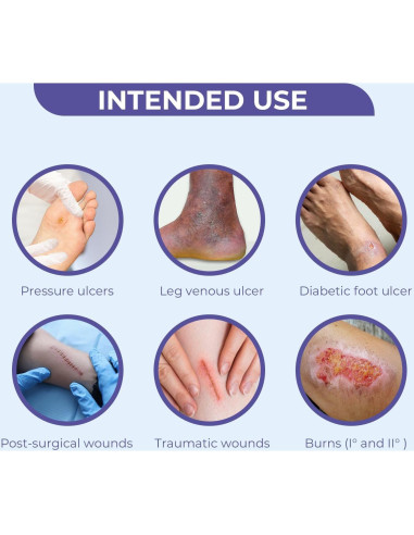 Vendaje Transparente Conkote de Silicona 10x7.6cm - Caja de 10