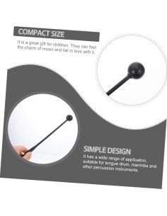 Mallets de Marimba FAVOMOTO 2 Pcs para Niños - Goma 2