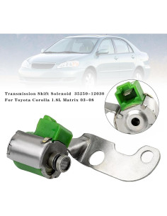 Solenoide de Cambio de Transmisión Areyourshop 35250-12030 para Toyota Corolla 1.8L 2003-2008 2