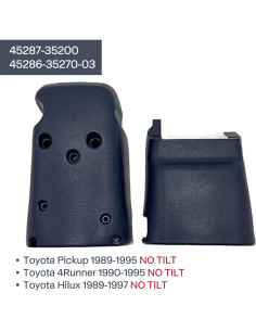 Cubierta de Columna de Dirección Azul HAITUO para Toyota Pickup 1989-1995 2