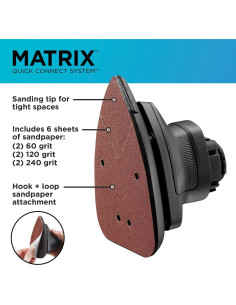 Lijadora y Destornillador BLACK+DECKER BDCMTS 20V Compacto 2