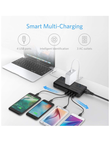 Adaptador de Viaje Universal BESTEK 220V a 110V con USB