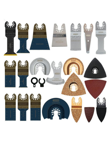 Kit de 120 Piezas Accesorios Multitool XXGO Carburo y Diamante