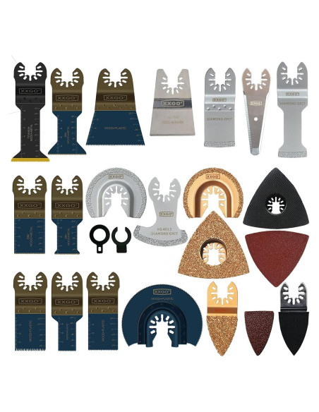 Kit de 120 Piezas Accesorios Multitool XXGO Carburo y Diamante