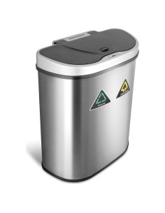 Basurero Automático Ninestars DZT-70-11R 70L Acero Inoxidable