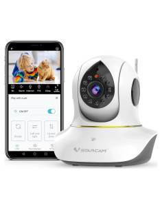 Cámara para Mascotas VSTARCAM C38SP 3MP con Audio Bidireccional