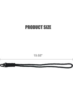 Llavero de Paracord Multifuncional CONSIO 44.9 cm Negro 2