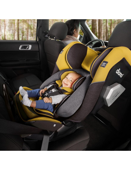 Asiento de Auto Convertible Diono Radian 3QXT Amarillo 4-en-1