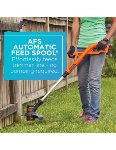 Desmalezadora Cortadora BLACK+DECKER LST201 20V MAX 10"