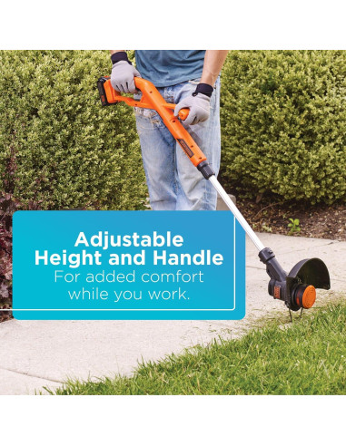 Desmalezadora Cortadora BLACK+DECKER LST201 20V MAX 10"