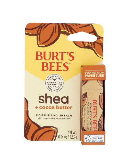 Bálsamo Labial Burt's Bees Manteca de Karité y Cacao 9.6g