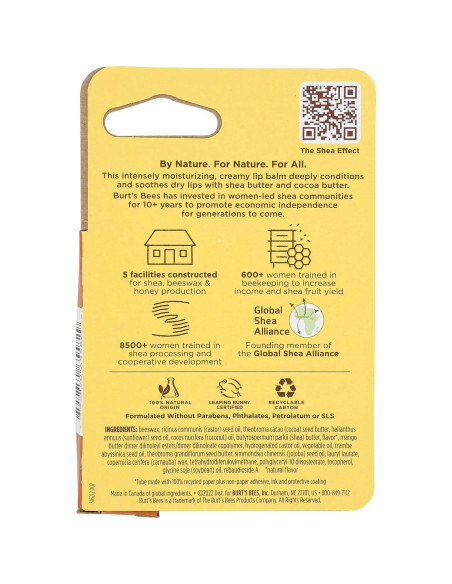 Bálsamo Labial Burt's Bees Manteca de Karité y Cacao 9.6g