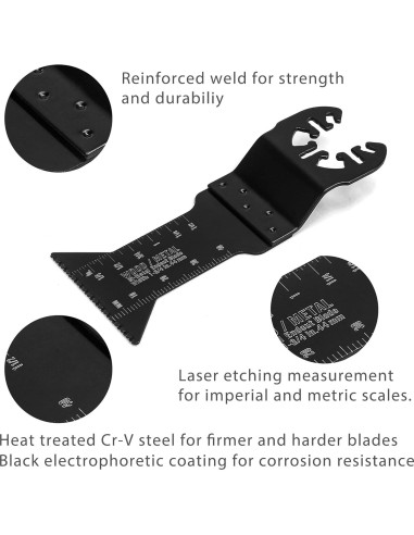 WORKPRO Kit 25 Piezas Accesorios Multiherramienta Oscilante