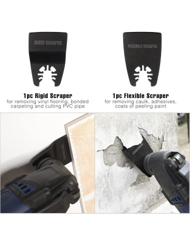 WORKPRO Kit 25 Piezas Accesorios Multiherramienta Oscilante