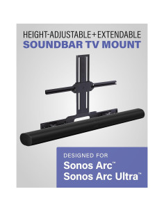 Soporte de barra de sonido SANUS para Sonos Arc - Ajustable 50-90" 2