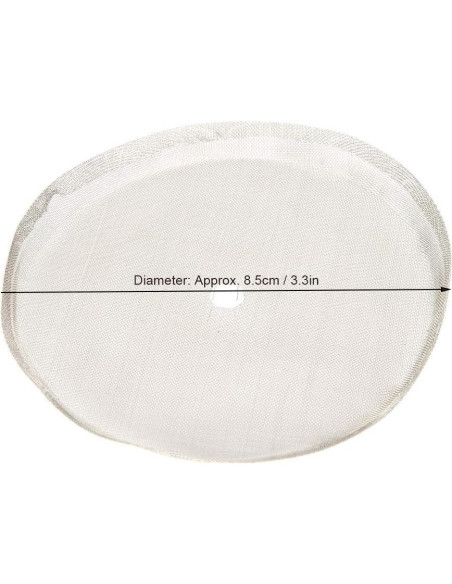 5 Filtros de Acero Inoxidable para Prensa Francesa 8.5 cm