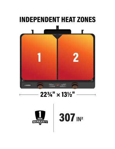 Plancha Eléctrica Blackstone 22" 1600W Cerámica Titanio