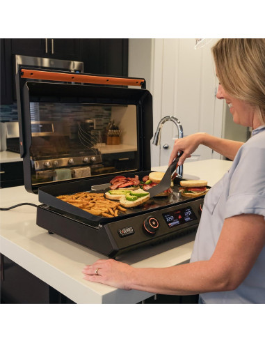 Plancha Eléctrica Blackstone 22" 1600W Cerámica Titanio