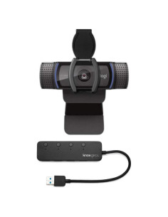 Webcam Logitech C920S HD Pro con Hub USB 3.0 4 Puertos