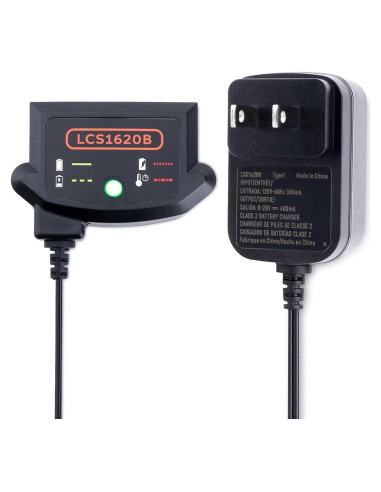 Cargador Compatible Black & Decker 20V LCS1620B - Carga Segura