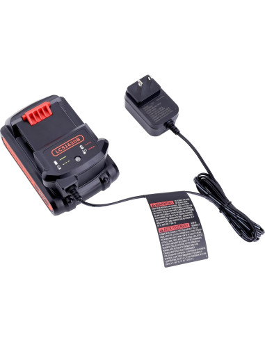 Cargador Compatible Black & Decker 20V LCS1620B - Carga Segura