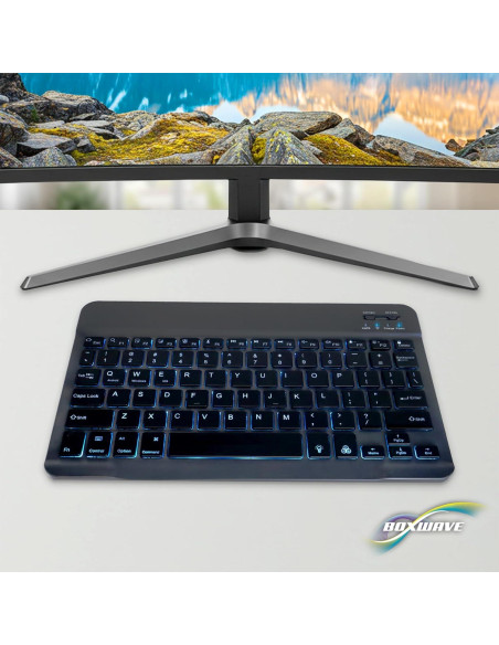 Teclado Bluetooth BoxWave SlimKeys Retroiluminado 7 Colores