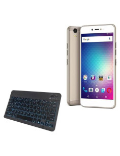 Teclado Bluetooth BoxWave SlimKeys Retroiluminado 7 Colores