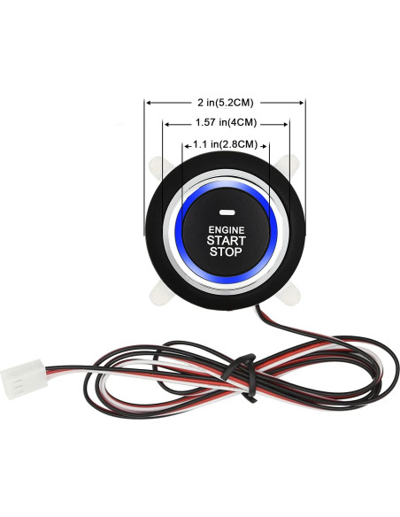 Sistema de Alarma de Coche 3T6B PKE con Botón de Arranque