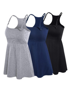 Camisetas de Maternidad de Algodón SUIEK 3-Pack Lactancia