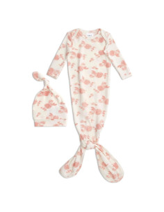 Conjunto Gown y Sombrero Knotted aden + anais Bebé 0-3 meses