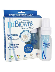 Botella Anticólicos Dr. Brown 4oz 3-Pack - Libre de BPA