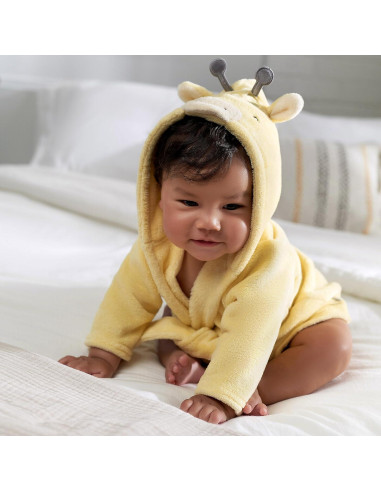 Bata de Baño para Bebés Gerber Jirafa 0-9 Meses Suave
