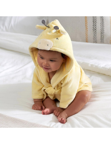Bata de Baño para Bebés Gerber Jirafa 0-9 Meses Suave