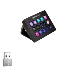 Adaptador BoxWave USB-A a C para Elgato Stream Deck MK.2 - Paquete de 5