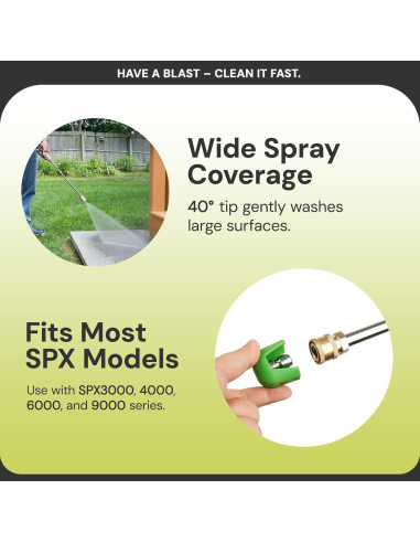 Lavadora a Presión Eléctrica Sun Joe SPX3000 + Juego de 5 Puntas