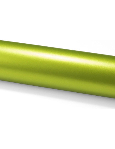 Vinilo Adhesivo Satinado Cromado Verde Lima EZAUTO 5FTx45FT