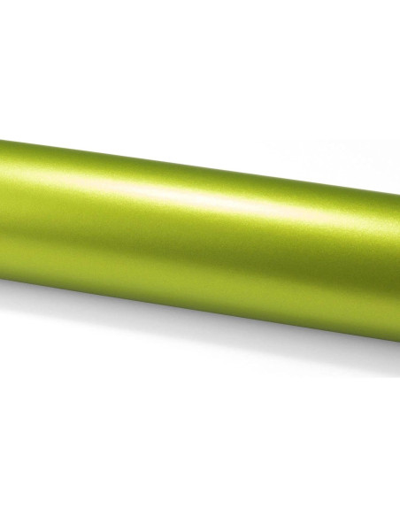 Vinilo Adhesivo Satinado Cromado Verde Lima EZAUTO 5FTx45FT