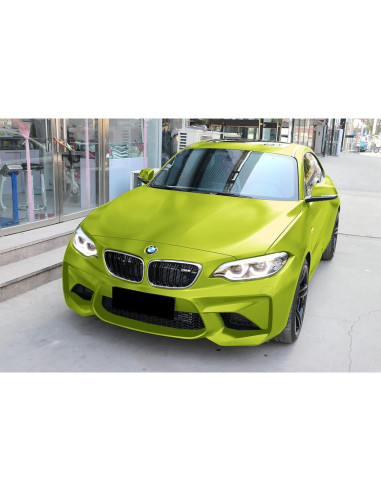 Vinilo Adhesivo Satinado Cromado Verde Lima EZAUTO 5FTx45FT