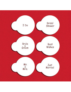 Juego de Plantillas de Galletas de Letras Plantillas de Diseñador 2