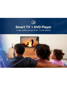 Televisor Inteligente HD Emerson ESTD-2400 24" con DVD Integrado 2