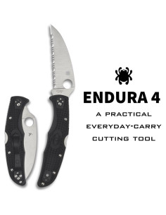Cuchillo de bolsillo Spyderco Endura 4, hoja VG-10 9.4 cm 2