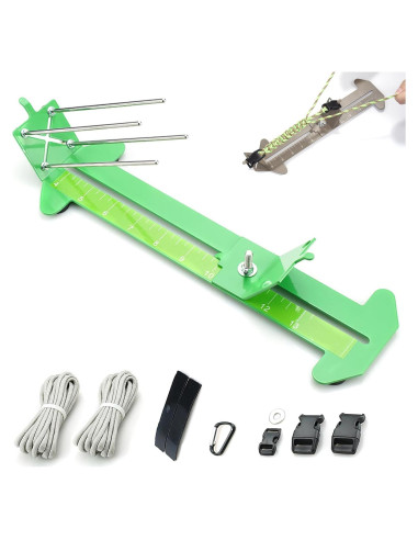 Kit de herramientas KOKKOYA para pulseras Paracord Verde