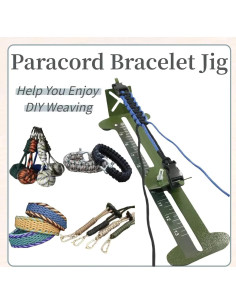 Kit de herramientas KOKKOYA para pulseras Paracord Verde 2