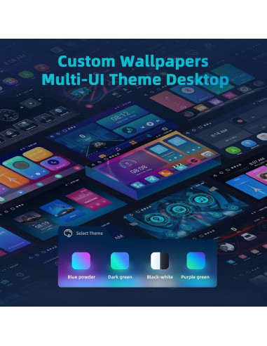 Estéreo de Coche Podofo 10.1" Android 2GB+32GB Carplay Auto